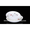 hot saled bulk custom kinds of round shape ceramic plate